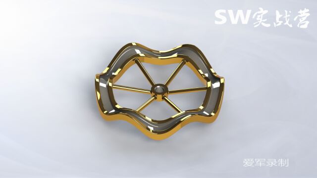 solidworks教程SW实战营用方程式绘制旋转木马底座凸轮