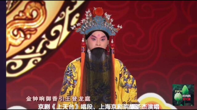 京剧《上天台》唱段,上海京剧院陈圣杰演唱