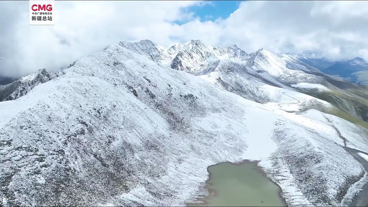 分享美景!秋天的第一场雪已经下了