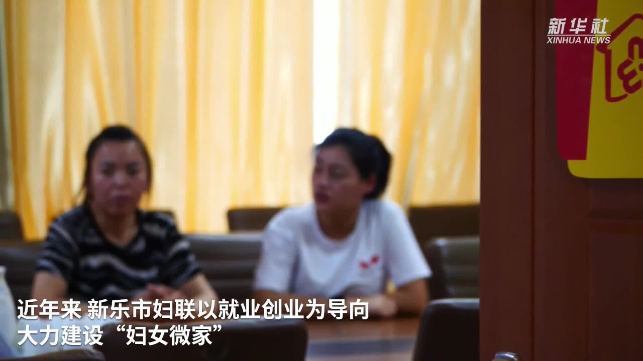 河北新乐:“妇女微家”为妇女就业创业赋能