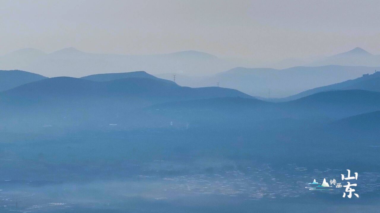 诗画山东丨枣庄薛城现平流雾景观 高空俯瞰宛如梦幻世界