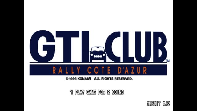 GTI赛车俱乐部(GTI Club)欧洲版街机演示模式