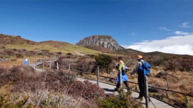 韩国之美,济州岛火山地貌奇观,汉拿山