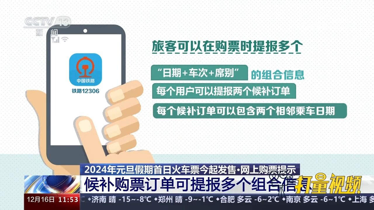 元旦假期火车票发售,掌握不同车站车票起售时间提高购票成功率