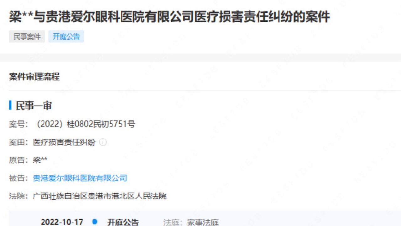 爱尔眼科被曝手术中捶打患者,涉事医院曾涉医疗损害纠纷