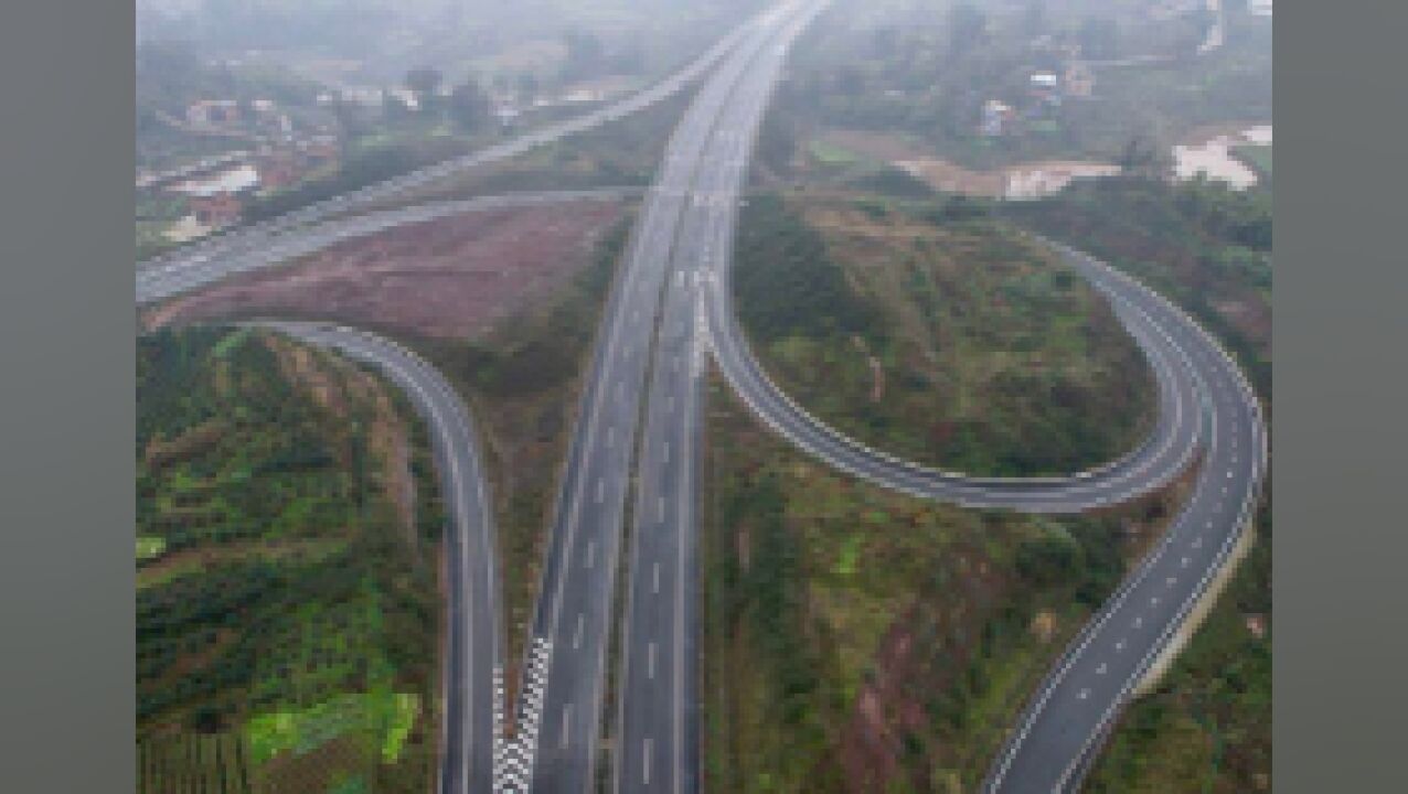 合璧津高速江津段通车! 串起江泸北线、江合、江习等高速