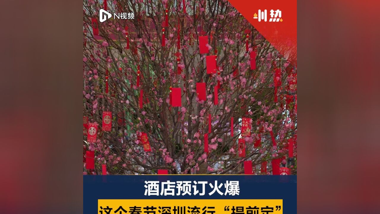 酒店预订火爆、年夜饭一桌难求!这个春节深圳流行“提前定”