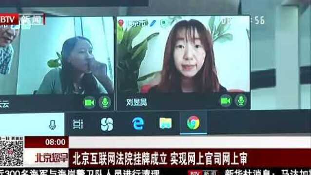 北京互联网法院挂牌成立 实现网上官司网上审