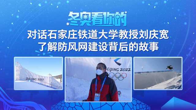 冬奥看你的|对话石家庄铁道大学教授刘庆宽 了解防风网建设背后的故事