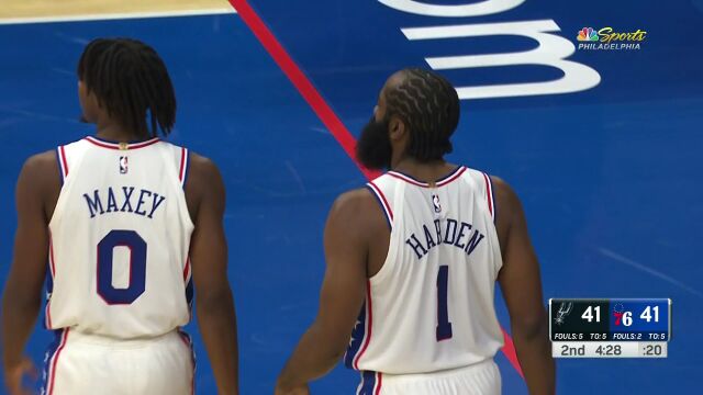 NBA常规赛：马刺vs76人 原声解说全场回放