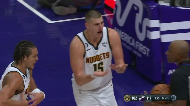NBA常规赛：掘金vs爵士第4节原声解说回放