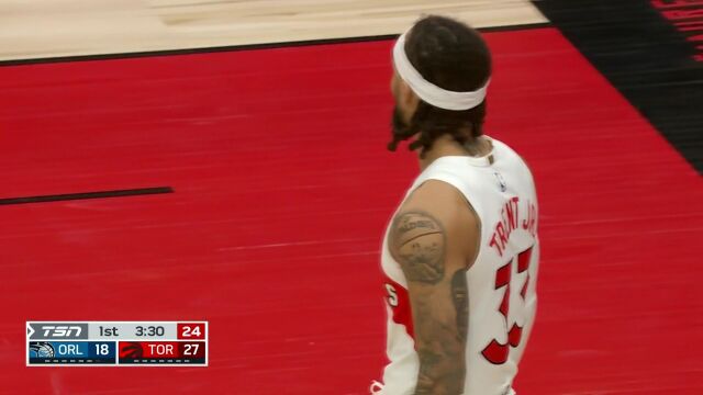 NBA常规赛：魔术vs猛龙第1节中文解说回放