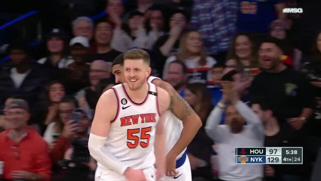 哈特抢断长传前场 格雷姆斯妙传托平空接暴扣