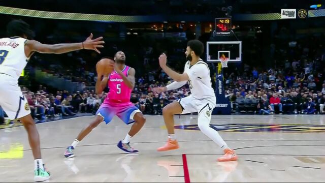 我就是plan b！巴顿眼疾手快勾手补篮命中