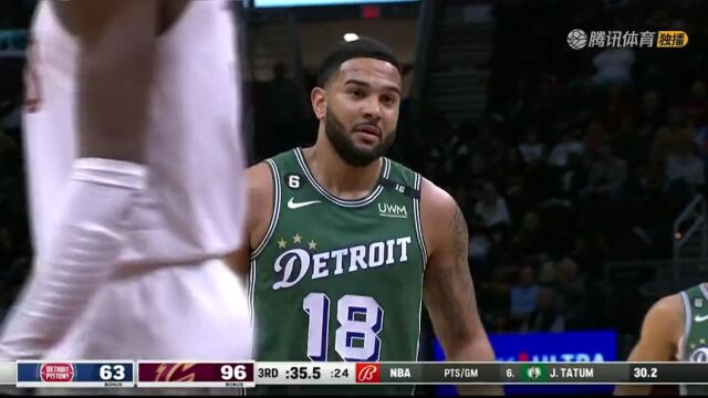 NBA常规赛：活塞vs骑士中文解说全场回放