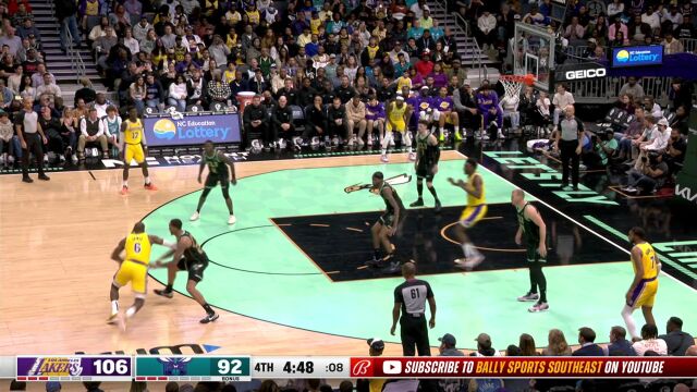 湖人vs黄蜂第4节中文解说回放