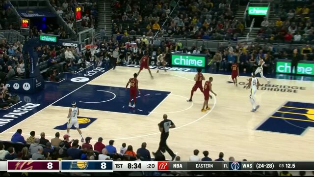 制霸内线一柱擎天 特纳无视骑士两员大将强打得手