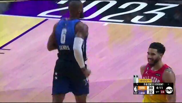 NBA全明星正赛：勒布朗队vs扬尼斯队第1节中文解说回放