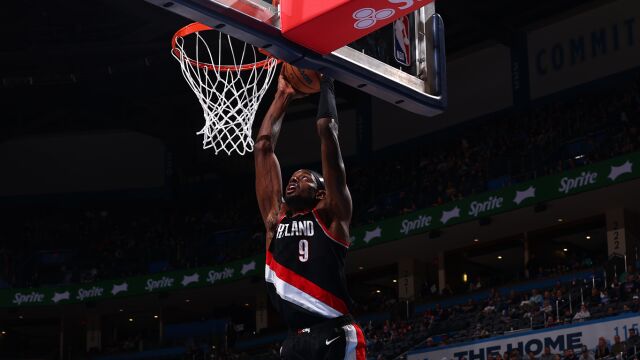 格兰特vs雷霆集锦 全场26分 奇袭篮下屡献炸筐好戏