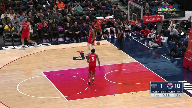 鹈鹕vs奇才中文解说全场回放