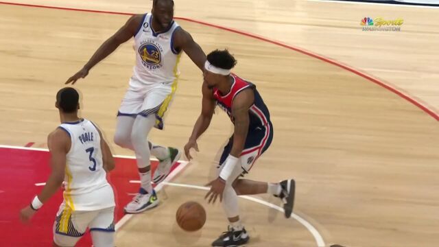 NBA常规赛：勇士vs奇才第2节 中文解说回放