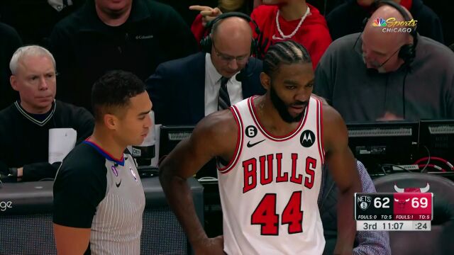 NBA常规赛：篮网vs公牛英文原声全场回放