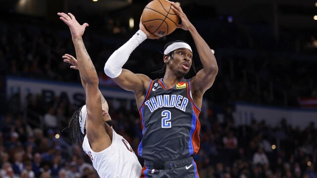 亚历山大vs骑士集锦 全场35+5+8进攻端展现强大火力