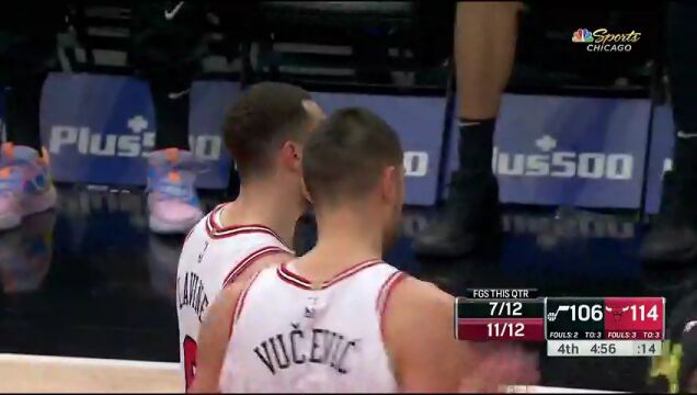 NBA常规赛：爵士vs公牛第4节中文解说回放