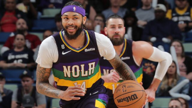 老鹰107-116鹈鹕 英格拉姆30分率队拿下三连胜