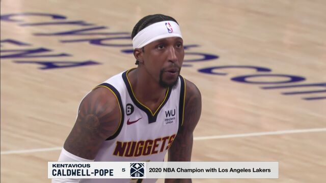NBA常规赛：掘金vs湖人第2节英文原声回放
