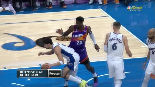 NBA常规赛：太阳vs奇才第3节英文原声回放