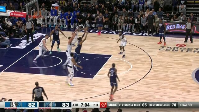 爱德华兹vs独行侠集锦 空砍23分上演大帽东契奇好戏