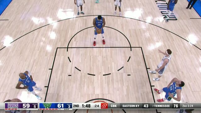 NBA常规赛：国王vs雄鹿第2节中文解说回放