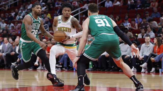 凯尔特人vs火箭精华纯享 火箭天赋兑现完成以下克上