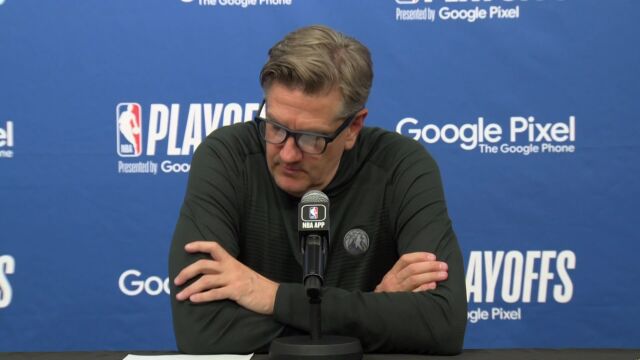 掘金vs森林狼 赛后新闻发布会