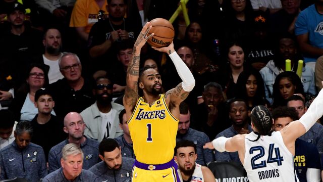 拉塞尔vs灰熊集锦 全场31分单节四记三分提前终结比赛