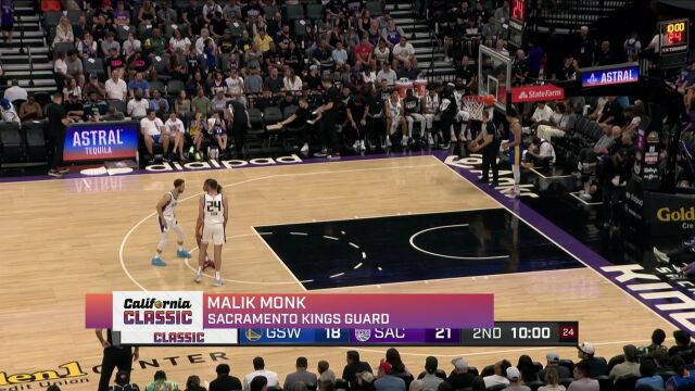 NBA夏季联赛：勇士vs国王第2节中文解说回放