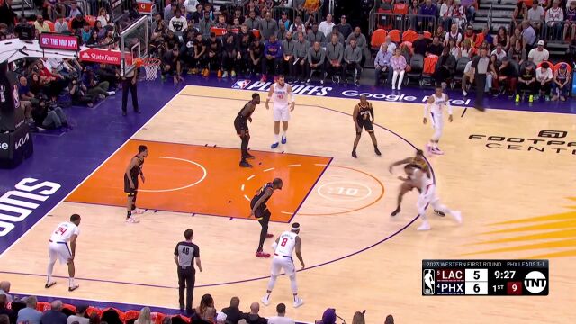 穿针引线出其不意 戈登妙传祖巴茨单手暴扣得手