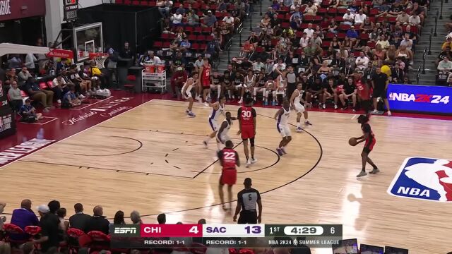 篮筐如大海一般 里博蒂超远三分手起刀落