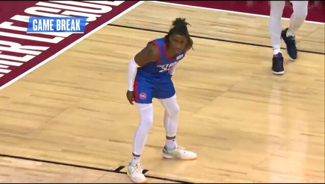 NBA夏季联赛：活塞vs步行者第1节英文原声回放