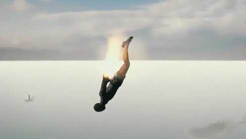 你知道绝地求生中一招从天而降的掌法吗?看看这神仙,太厉害