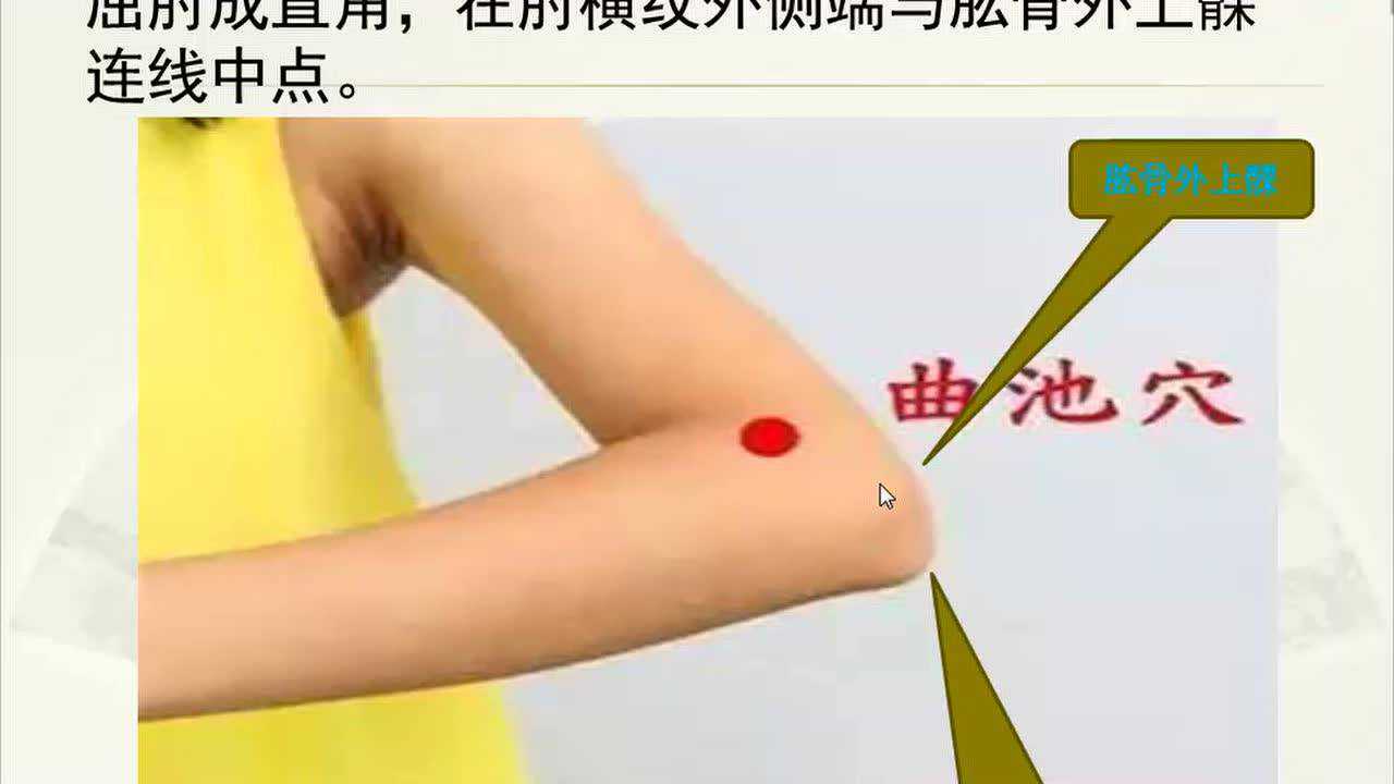 曲池穴定位法_腾讯视频