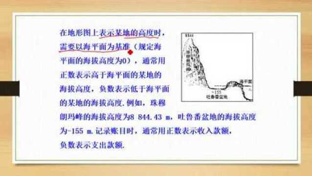 人教版七年级上 1正负数 初中数学