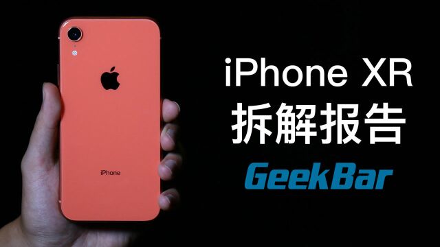 单层主板+导热硅胶,iPhone XR拆解报告