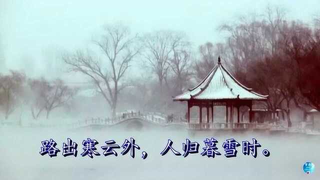 《送李端》卢纶 视频朗诵“掩泣空相向 风尘何所期”