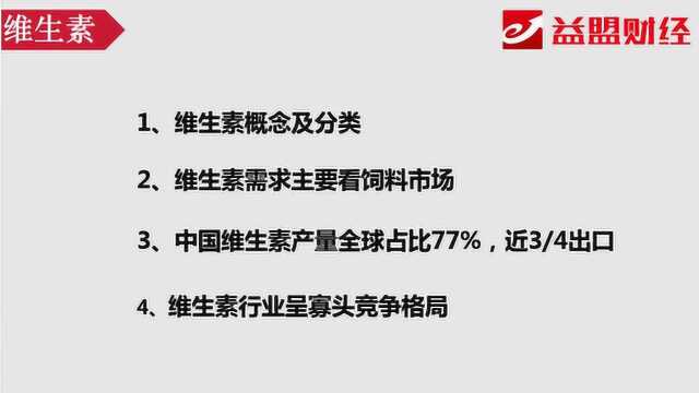 主题分享:维生素产业链分析框架