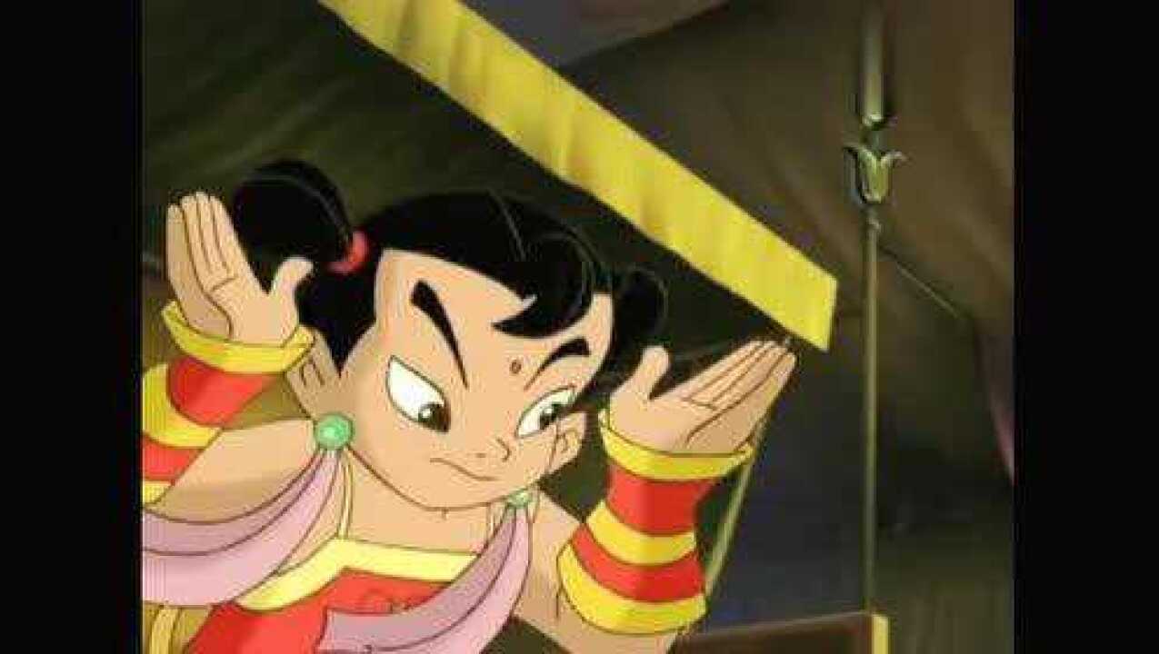 哪吒传奇:土行孙夜闯大营,被哪吒给抓到了