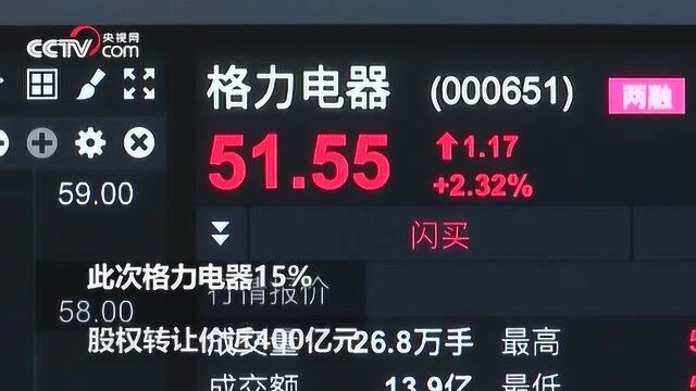 格力电器公开“选婿”,要求有400亿、有资源、有能力