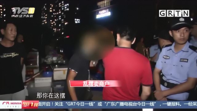 “沙滩夜市扰民”追踪:四十人执法队连夜出动,清查沙滩乱摆卖