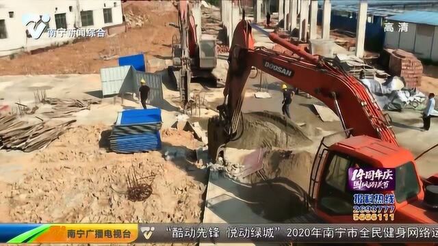 200人一起执法?西乡塘区依法强制拆除安吉办一处大面积违法建设